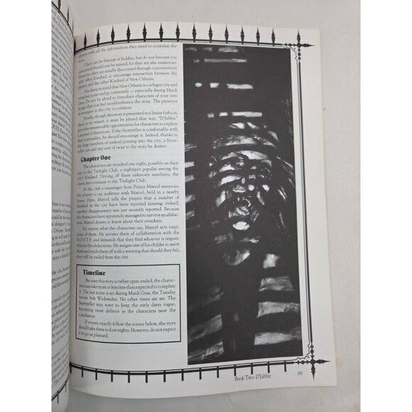 White Wolf Vampire The Masquerade New Orleans by Night Soft WW2209 1994 Good - Picture 8 of 10